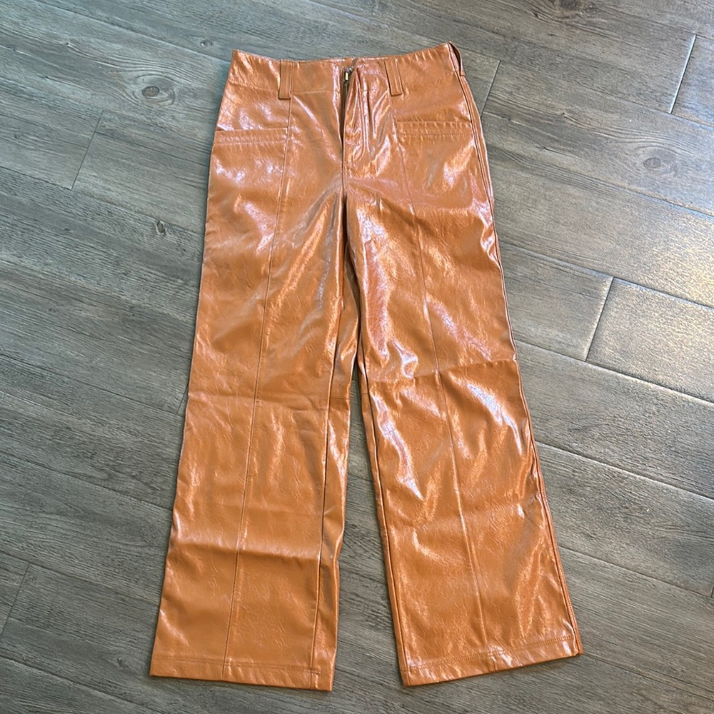 Free People Leather Pants